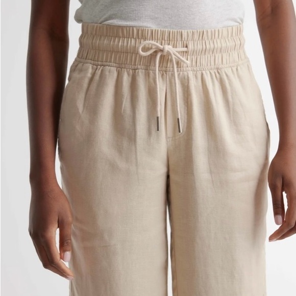 QUINCE 100% European Linen Wide Leg Pant (L) - Picture 2 of 10